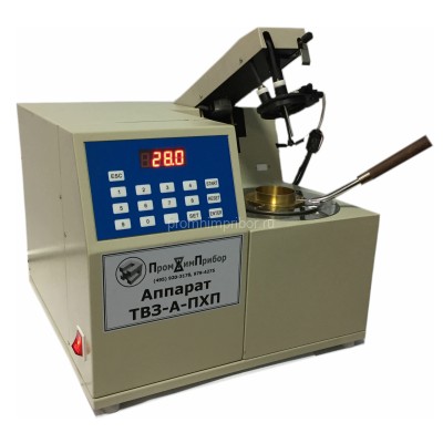 Автоматический аппарат ТВЗ-А-ПХП для определения температуры вспышки нефтепродуктов в закрытом тигле