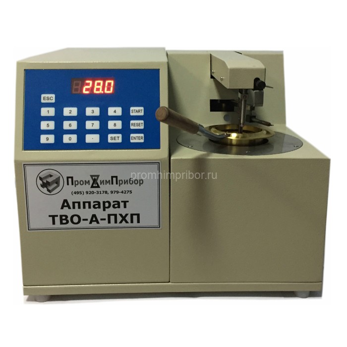 Автоматический аппарат ТВЗ-А-ПХП для определения температуры вспышки нефтепродуктов в закрытом тигле
